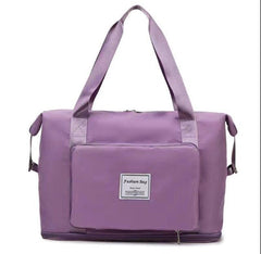 Folding handbag with large capacity