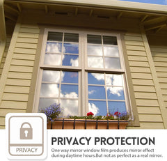 Privacy Sun Blocking Anti UV Reflective Window Film - BUY MORE SAVE MORE