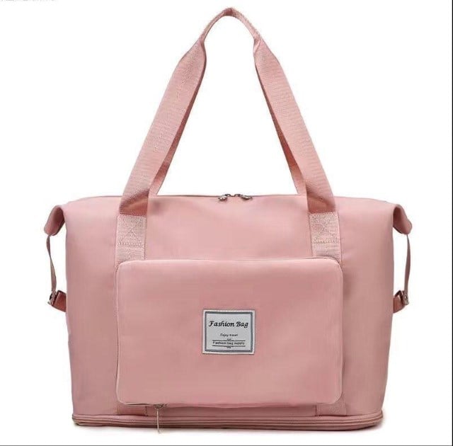 Folding handbag with large capacity