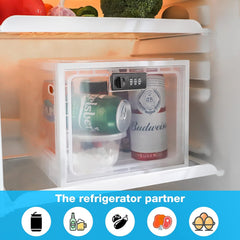 Refrigerator Food Storage Box with Password Lock