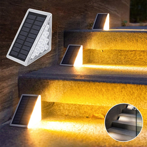 🏆Hot Sale 49% Off - 🔥LED Solar Waterproof Step Lights