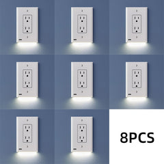 Socket switch night light