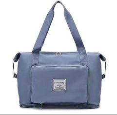 Folding handbag with large capacity